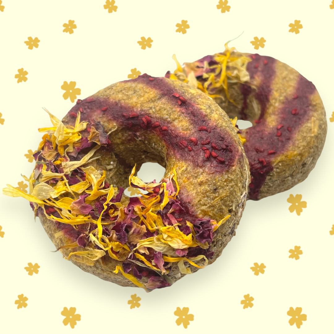 Floral Drizzle Donut - Limited Edition