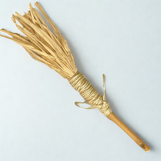 Raffia Broomstick