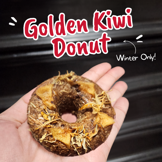 Winter Collection Treats – Golden Kiwi Donut